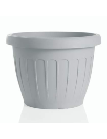 VASO FIORI TERRA DIAMETRO 40cm BIANCO
