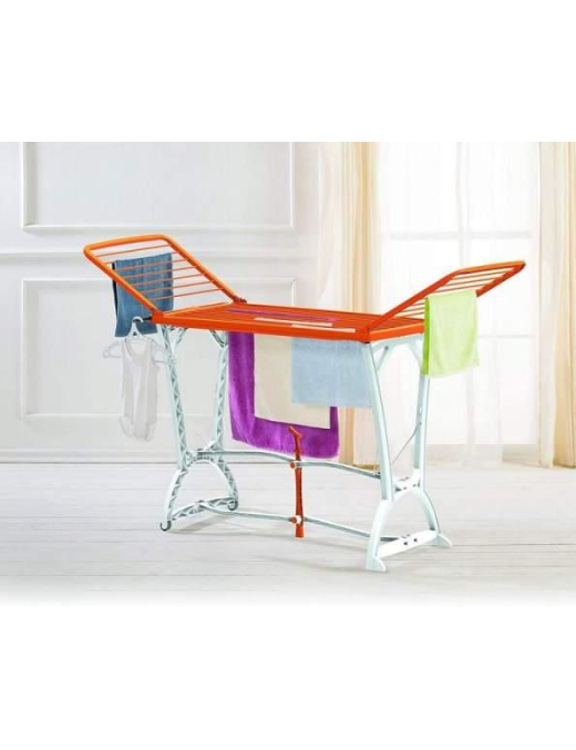 CLOTHING DRYER WITH WHEELS IN RESIN PANNY ORANGE