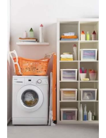 STENDIBIANCHERIA CON RUOTE IN RESINA PANNY ARANCIO