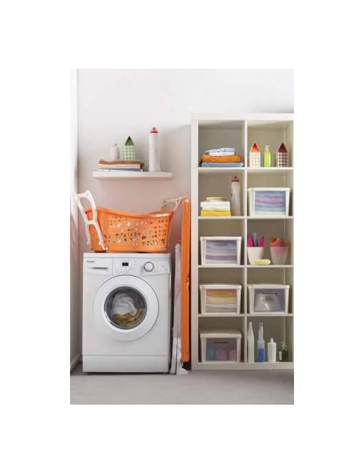 CLOTHING DRYER WITH WHEELS IN RESIN PANNY ORANGE