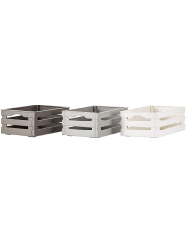 TINA CASSETTINA 25x16x10cm TORTORA