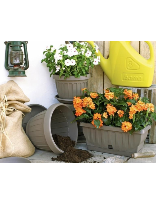 NATURAL PLANTER 50cm CAPPUCCINO