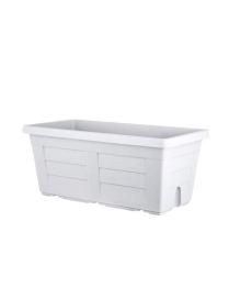 WOOD EFFECT PLANTER 80cm ICE
