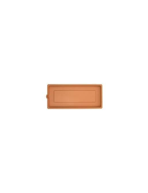SOTTOVASO EFFETTO LEGNO  80cm COLOR TERRACOTTA