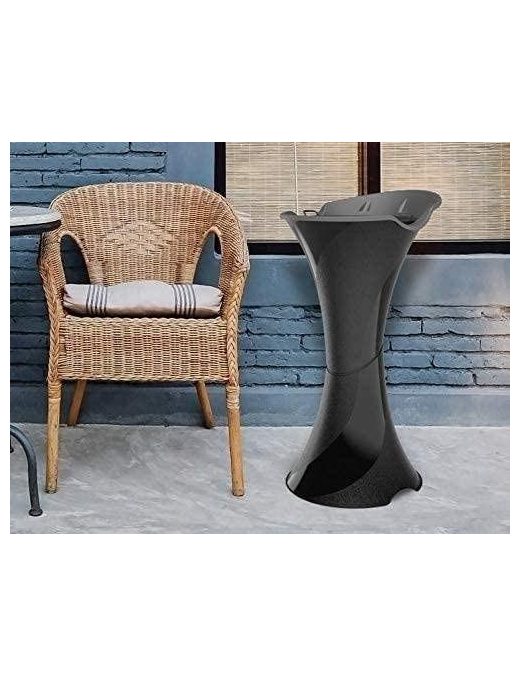 TUXEDO ASHTRAY 71cm BLACK