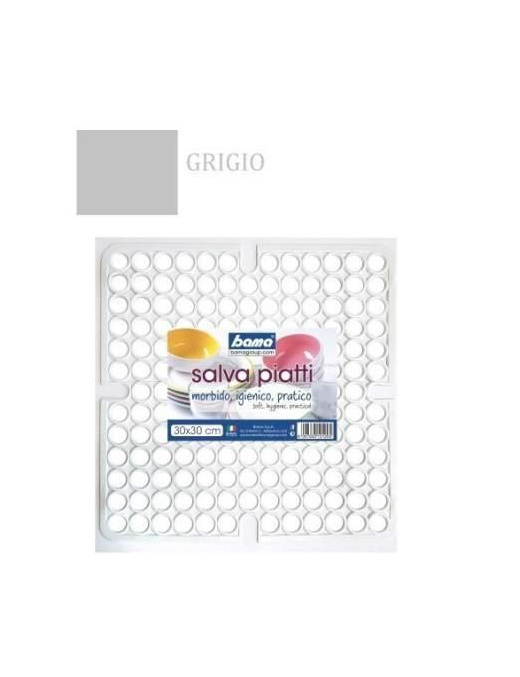 TAPPETO LAVELLO 30x30cm GRIGIO