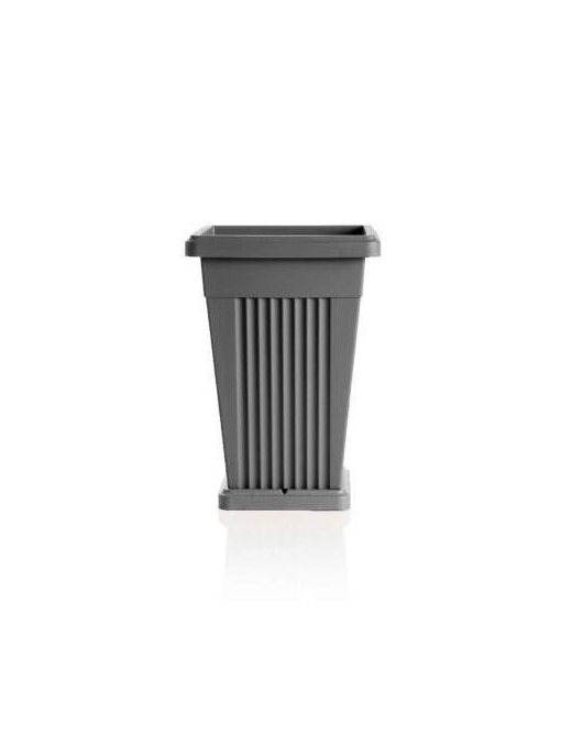 VASO PIRAMIDE GRIGIO 40x40x59cm