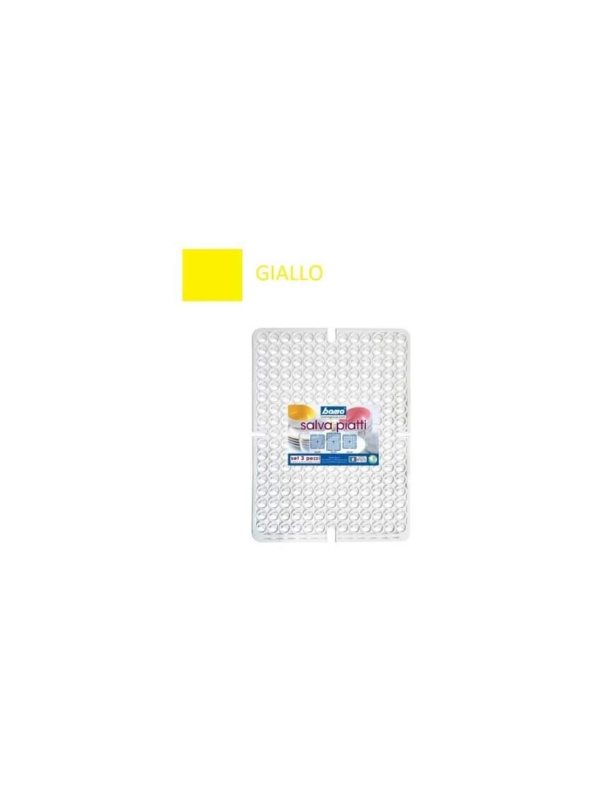 TAPPETO LAVELLO SET 3 PEZZI GIALLO