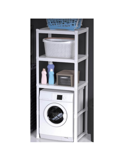 3-SHELF SHELF 75x60x184cm WHITE