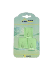GANCIO A 1 POSTO IN PLASTICA BLISTER DA 3 PEZZI
