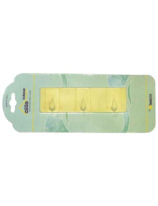 GANCIO A 3 POSTI IN PVC