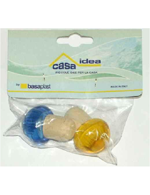 SUN CAP ENVELOPE WITH 2 PIECES IN CORK AND PLASTIC FOR ALL BOTTLES