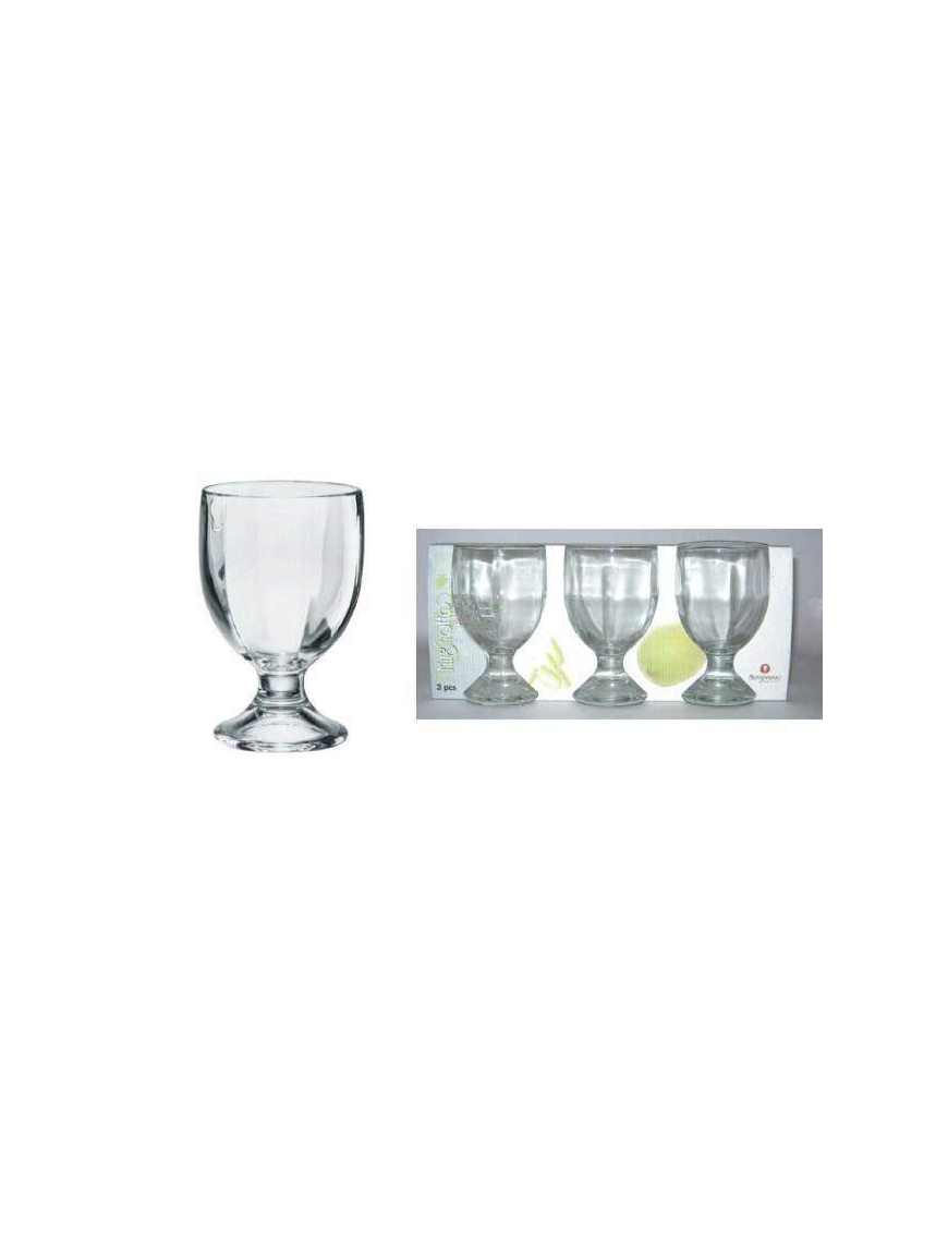 MUGHETTO BICCHIERE VINO 3pezzi