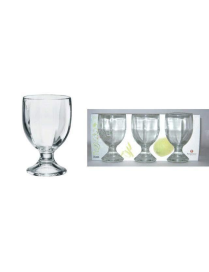 MUGHETTO BICCHIERE ACQUA 3pezzi