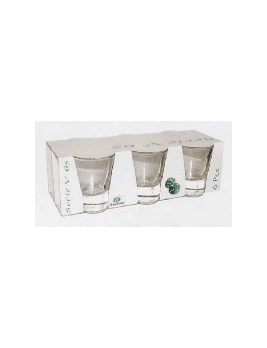 V65 SERIES GLASSES 6 pieces 6.5cl