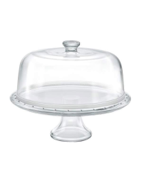 PALLADIO CAKE PLATE STAND 31cm WITH DOME