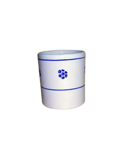 WHITE STELLA GLASS WITHOUT HANDLE
