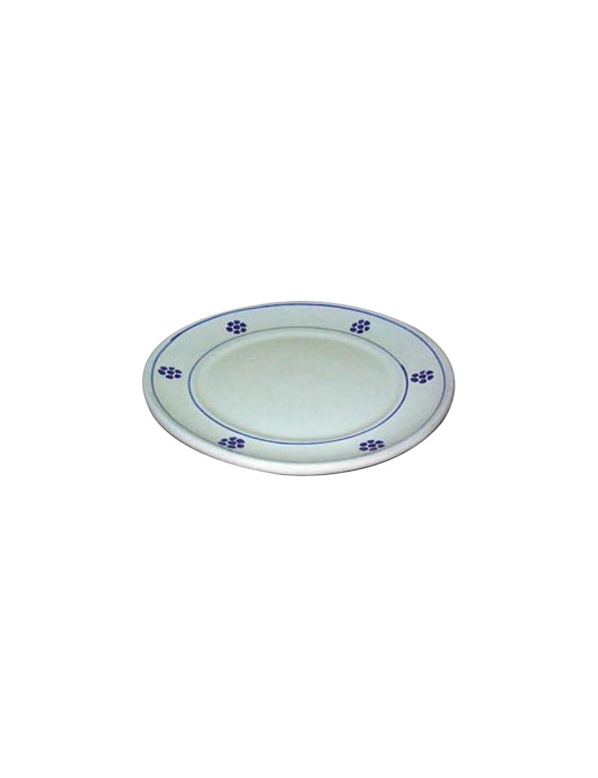 WHITE STAR DINNER PLATE DIAMETER 24.5cm