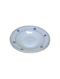 WHITE STAR DEEP PLATE DIAMETER 24cm