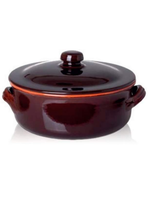 PAN WITH 2 HANDLES DIAMETER 21cm WITH LID