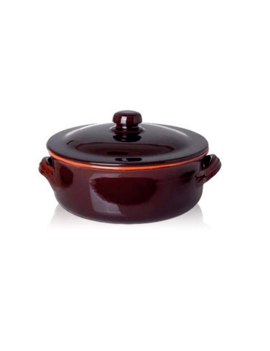 PAN WITH 2 HANDLES DIAMETER 24cm WITH LID