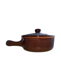 PADELLA 1 MANICO DIAMETRO 16cm CON COPERCHIO