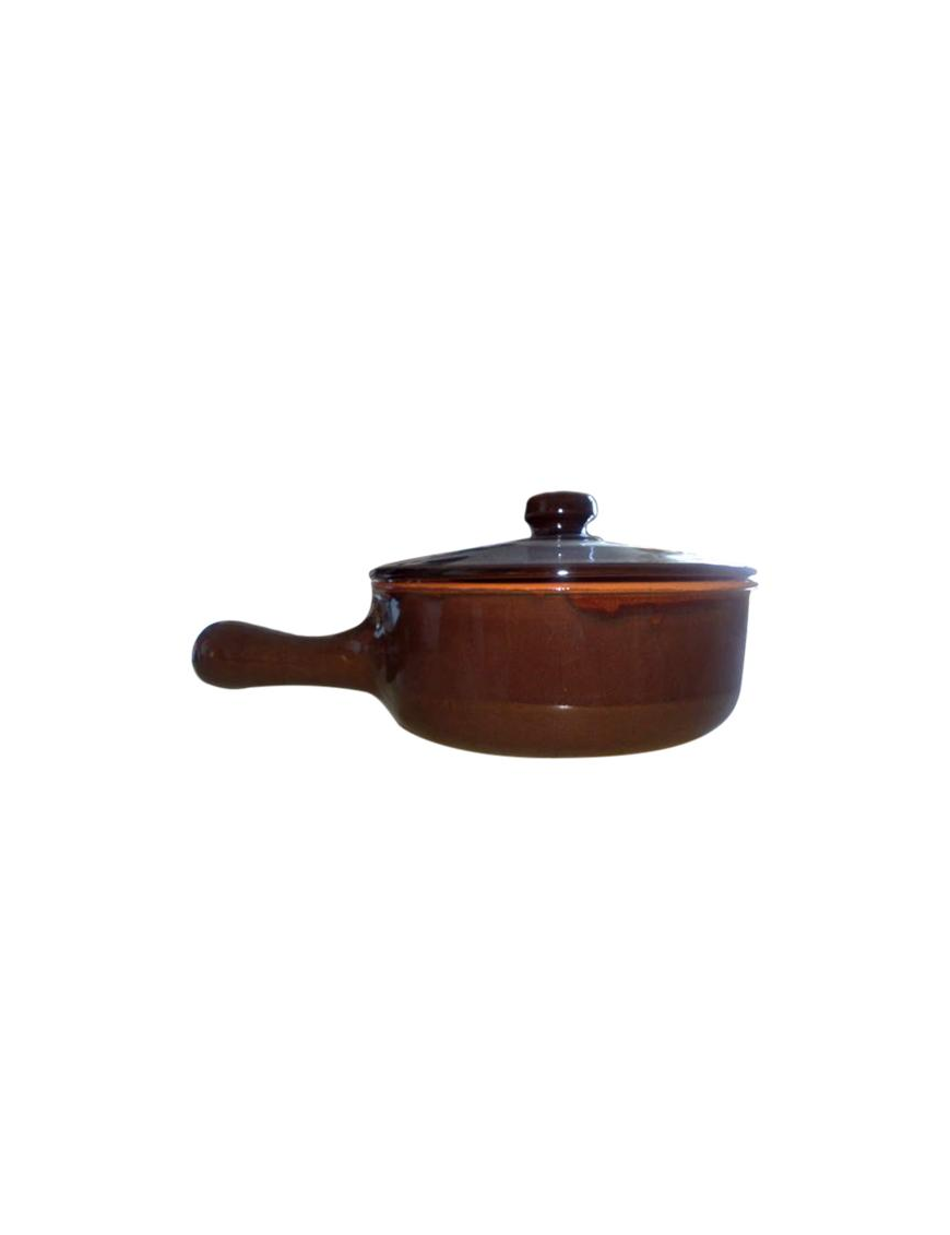 PAN 1 HANDLE DIAMETER 18cm WITH LID