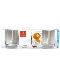 LOTO BICCHIERI ACQUA 27cl 3 PEZZI