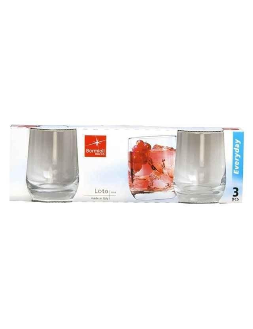 LOTO BICCHIERI VINO 19cl 3 PEZZI