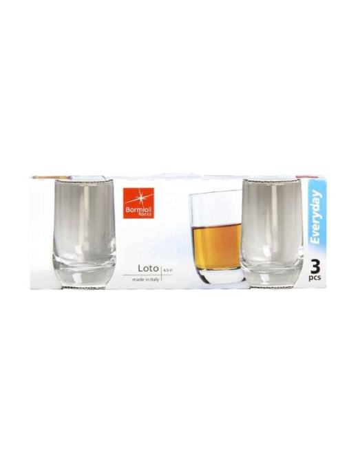 LOTO BICCHIERI LIQUORE 6,5cl 3 PEZZI