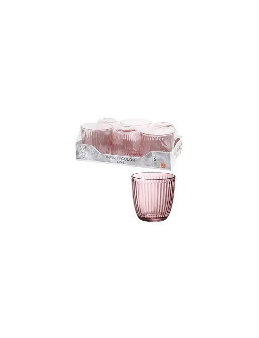 LINE BICCHIERE ACQUA LILAC ROSE 6 PEZZI