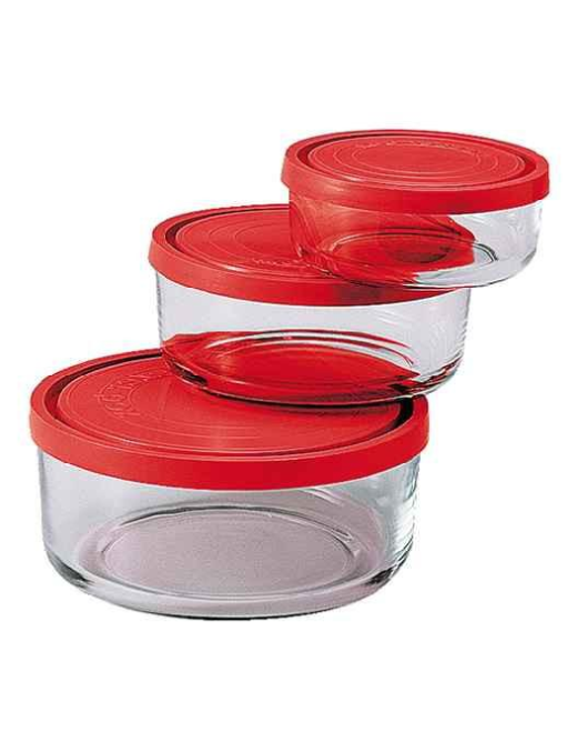 GELO BOX SET COPERCHIO ROSSO 3 PEZZI