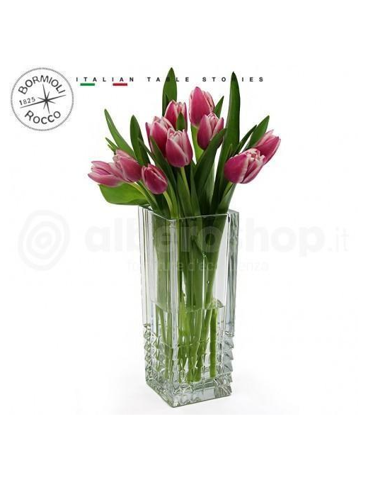 FLOWER VASE DUEMILA SQUARE 23cm