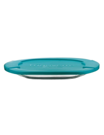 FRIGOVERRE PLATE WITH BLUE LID 27x19.4cm