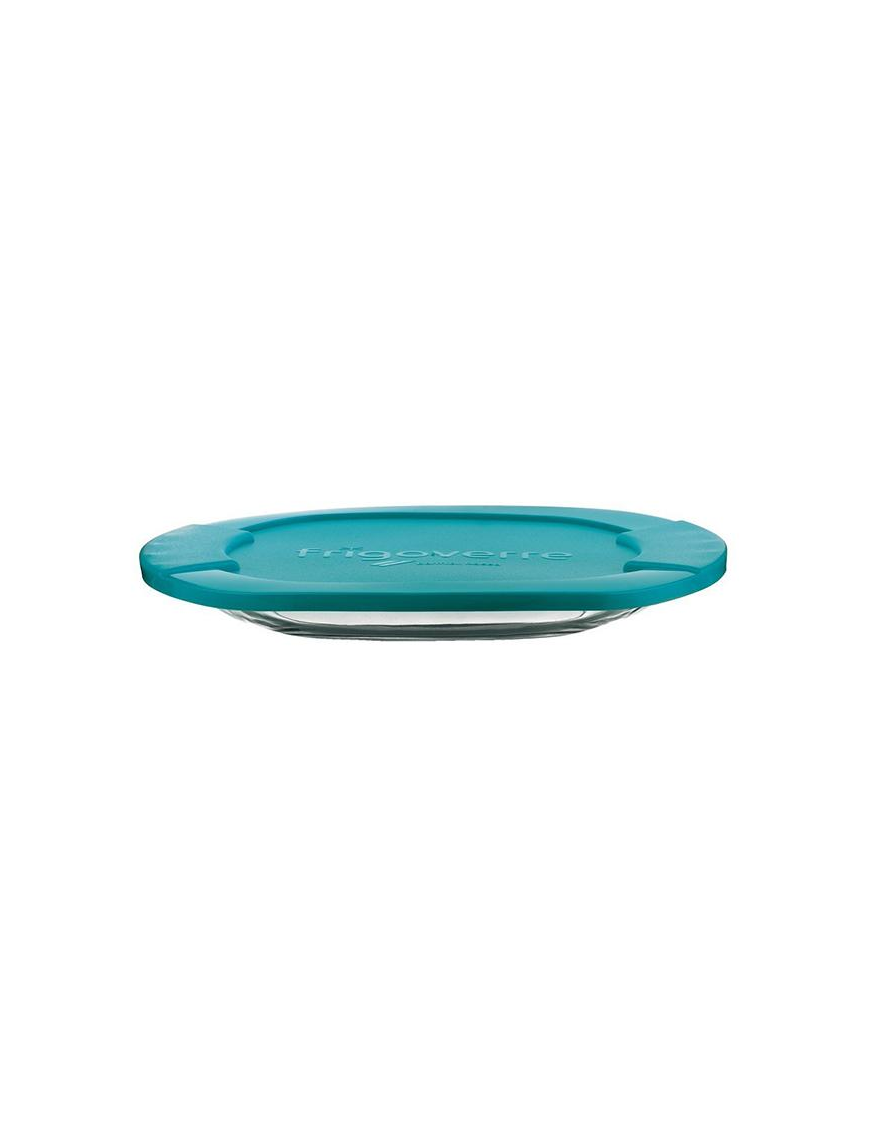 FRIGOVERRE PLATE WITH BLUE LID 27x19.4cm