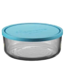FRIGOVERRE TONDA 15cm COPERCHIO AZZURRO 90cl