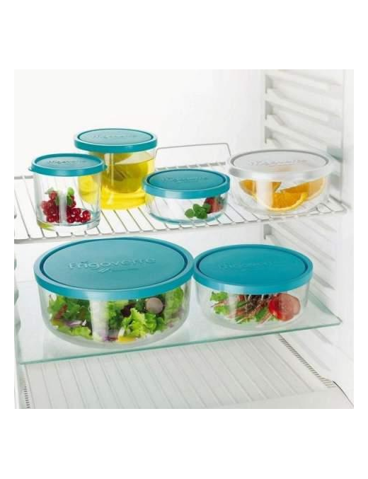 FRIGOVERRE ROUND 12cm BLUE LID 45cl