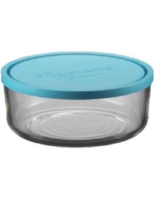FRIGOVERRE TONDA 23cm COPERCHIO AZZURRO 310cl