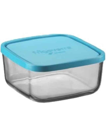 FRIGOVERRE QUADRA 22x22cm BLUE LID 200cl