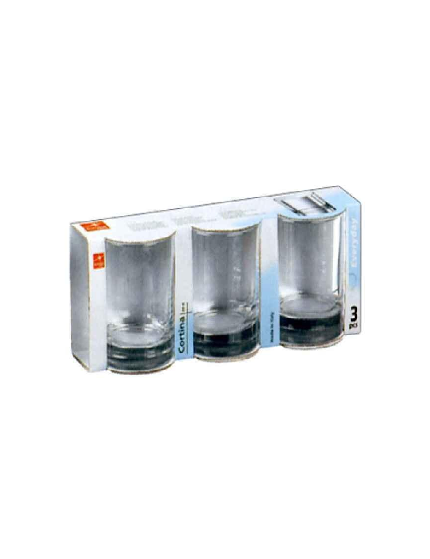 CORTINA BICCHIERI BIBITA 28cl 3 PEZZI