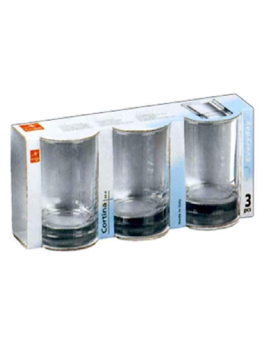 CORTINA DRINK GLASSES 28cl 3 PIECES