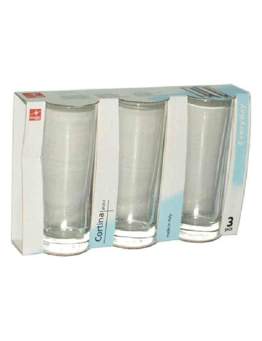CORTINA BICCHIERI WHISKY 22cl 3 PEZZI