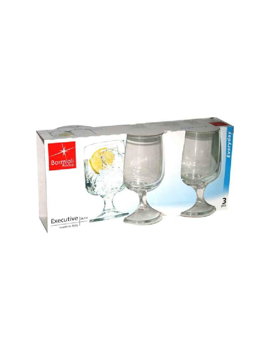 EXECUTIVE CALICI ACQUA 28,7cl 3 PEZZI