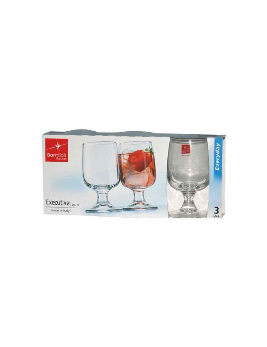 EXECUTIVE CALICI VINO 20,7cl 3 PEZZI