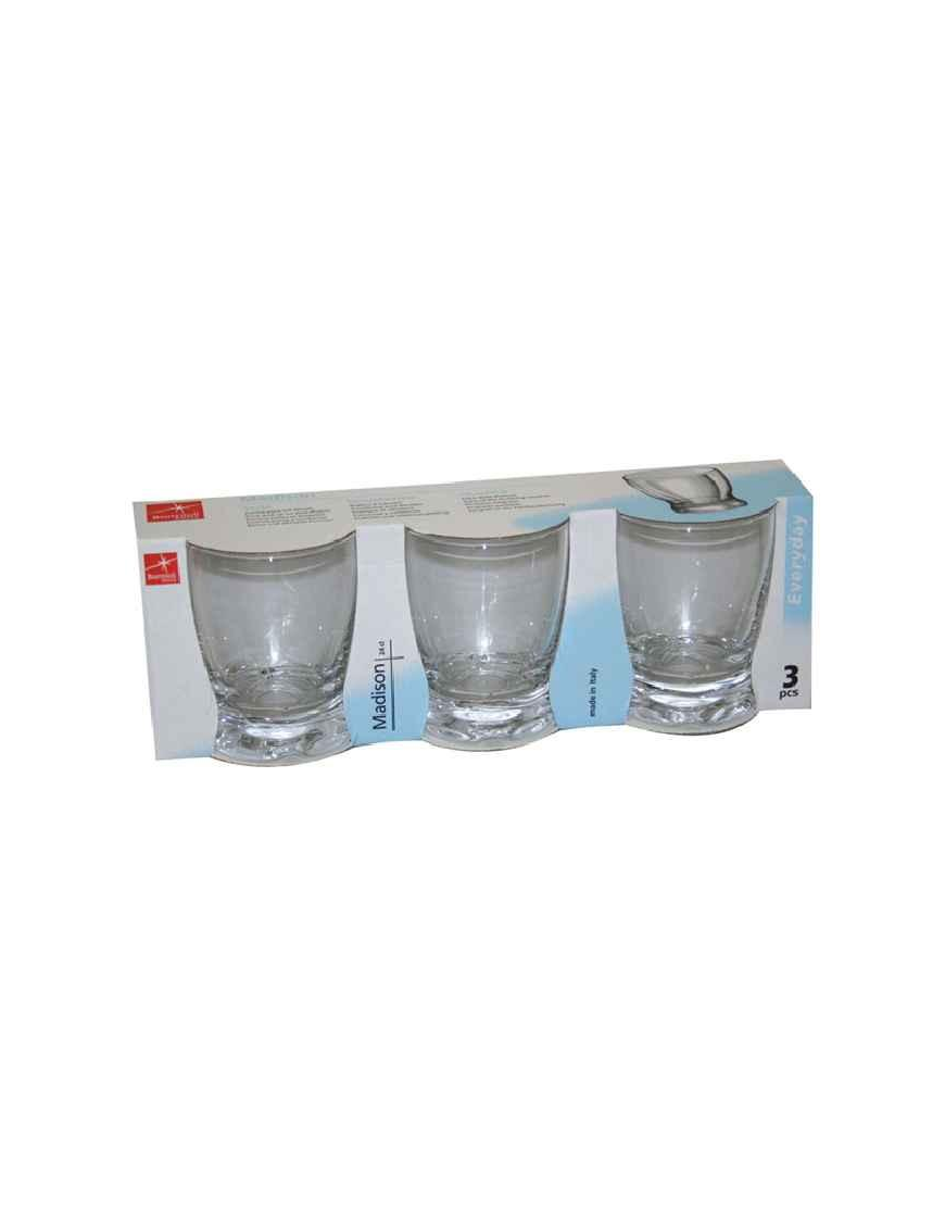 MADISON BICCHIERI ACQUA 24cl 3 PEZZI