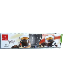 OSLO PUNCH TEMPERATO CON MANICO IN ACCIO INOX 3 PEZZI 10cl