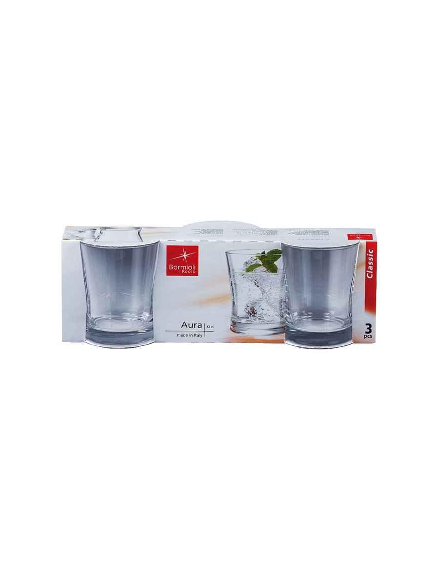 AURA BICCHIERI ACQUA 32cl 3 PEZZI