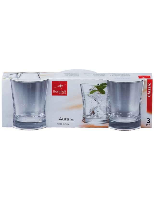AURA BICCHIERI ACQUA 32cl 3 PEZZI