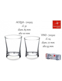AURA BICCHIERI ACQUA 32cl 3 PEZZI