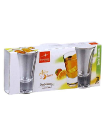 DUBLIN GLASS 5.7cl 3 PIECES